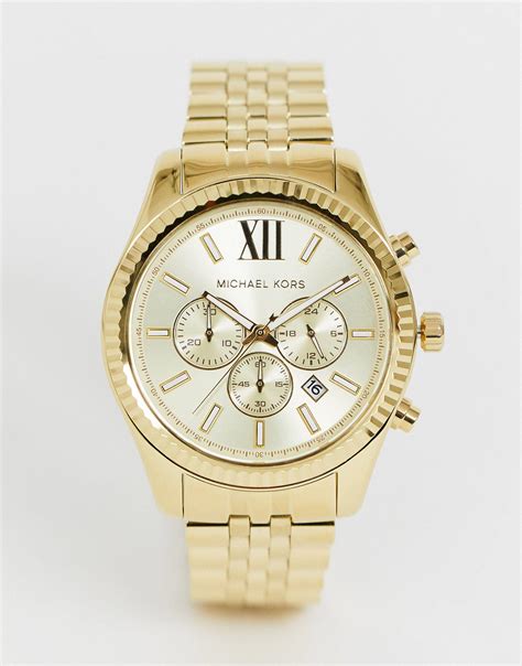 michael kors mk-8281 two tone|Michael Kors gold tone.